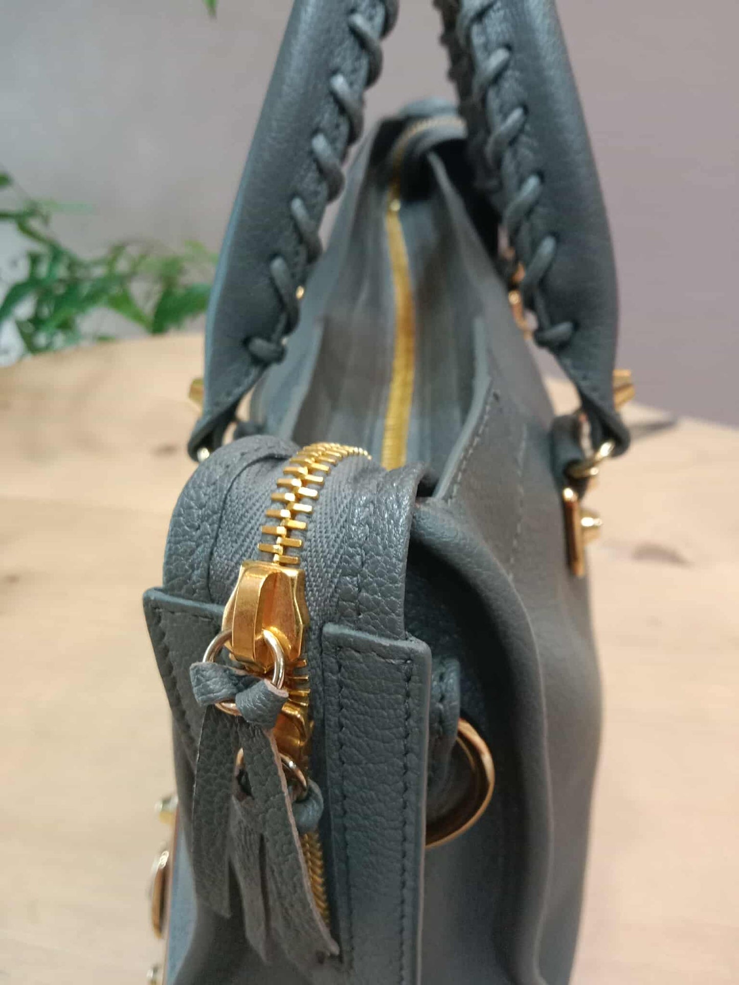 Balenciaga City Bag Gris Acier