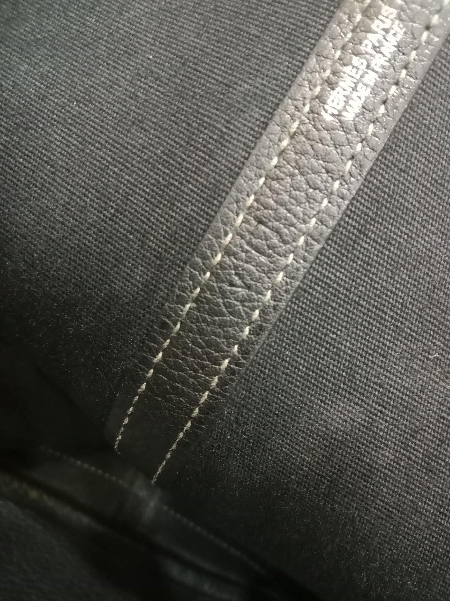 Hermes GPT 36 Canvas/Leather Black