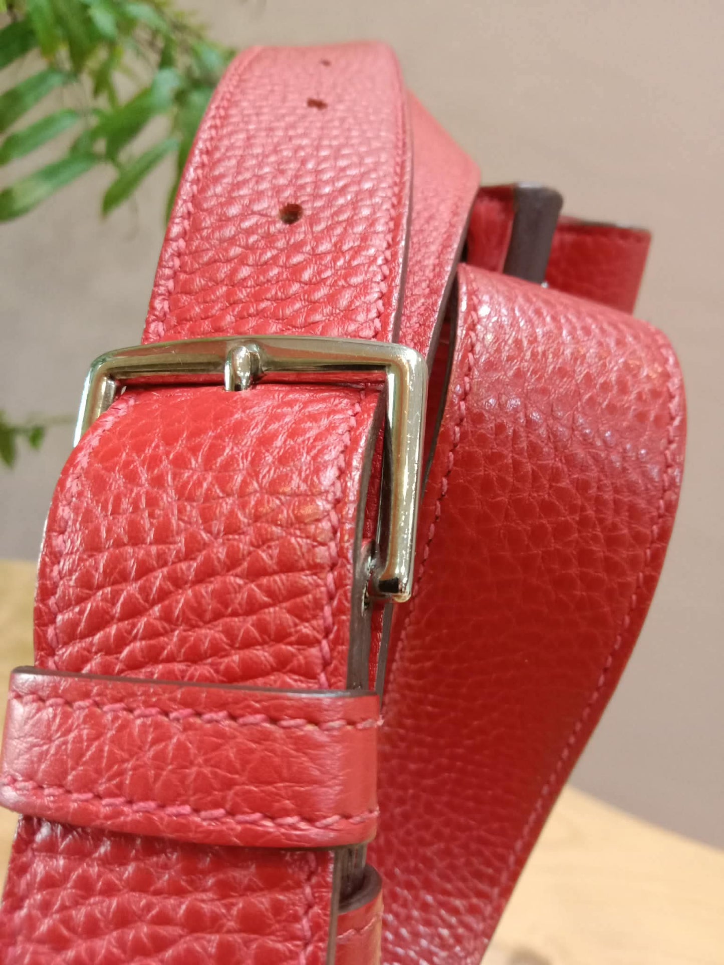 Hermes So Kelly 22 Togo Red Stamp R Square 2014