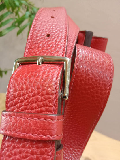 Hermes So Kelly 22 Togo Red Stamp R Square 2014