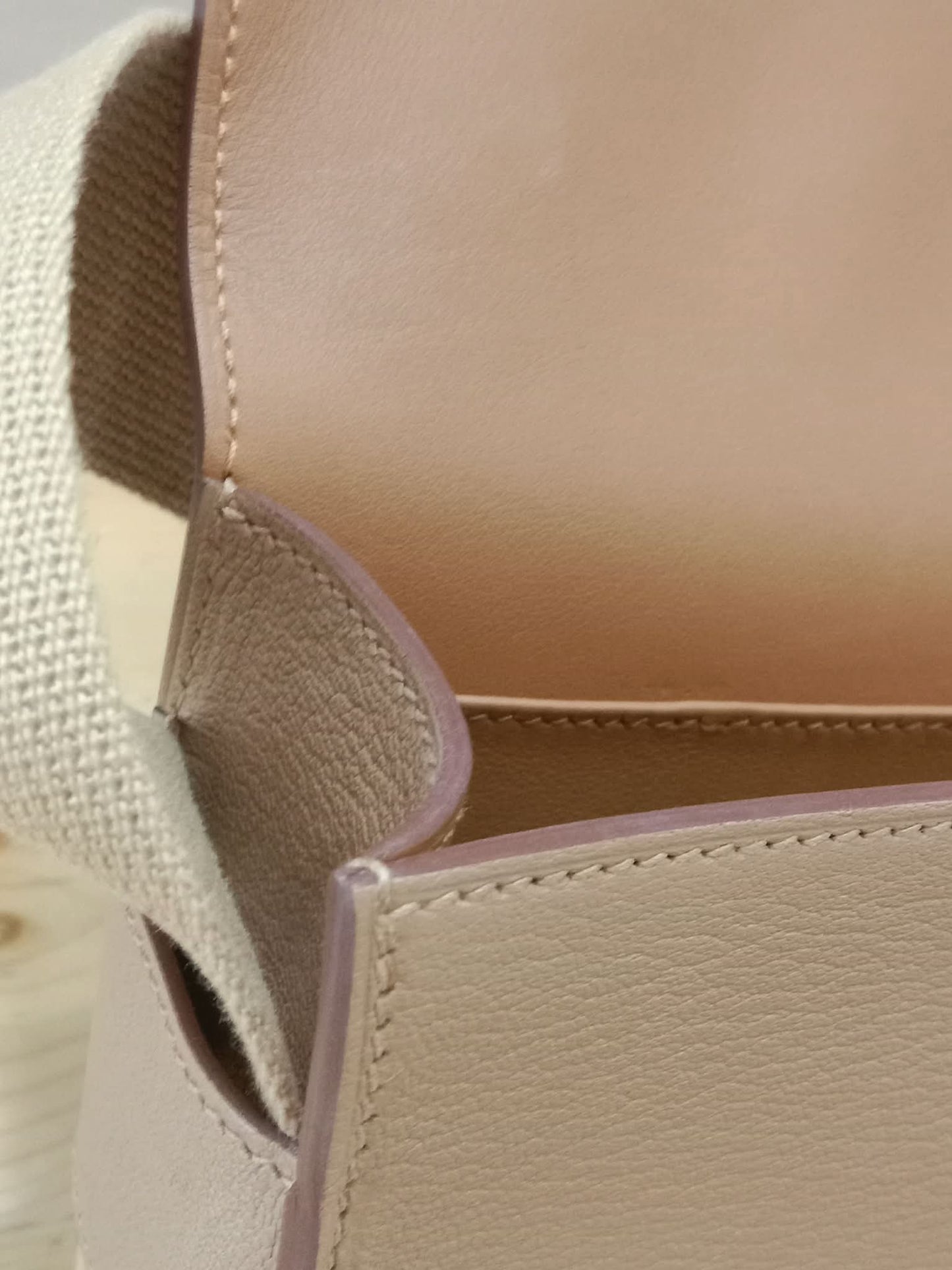 Hermes Geta Chevre Mysore/Swift Etoupe GHW Stamp U 2022