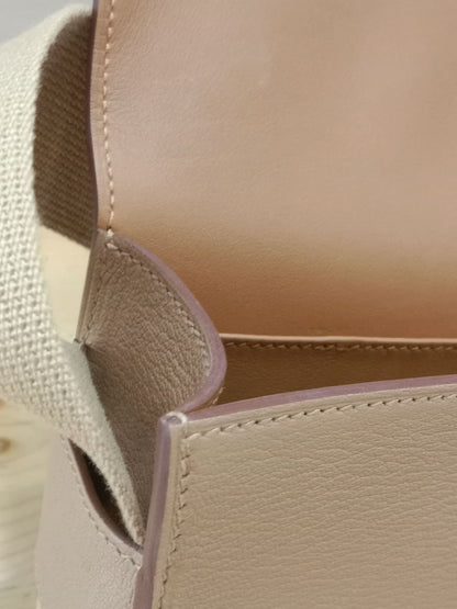 Hermes Geta Chevre Mysore/Swift Etoupe GHW Stamp U 2022