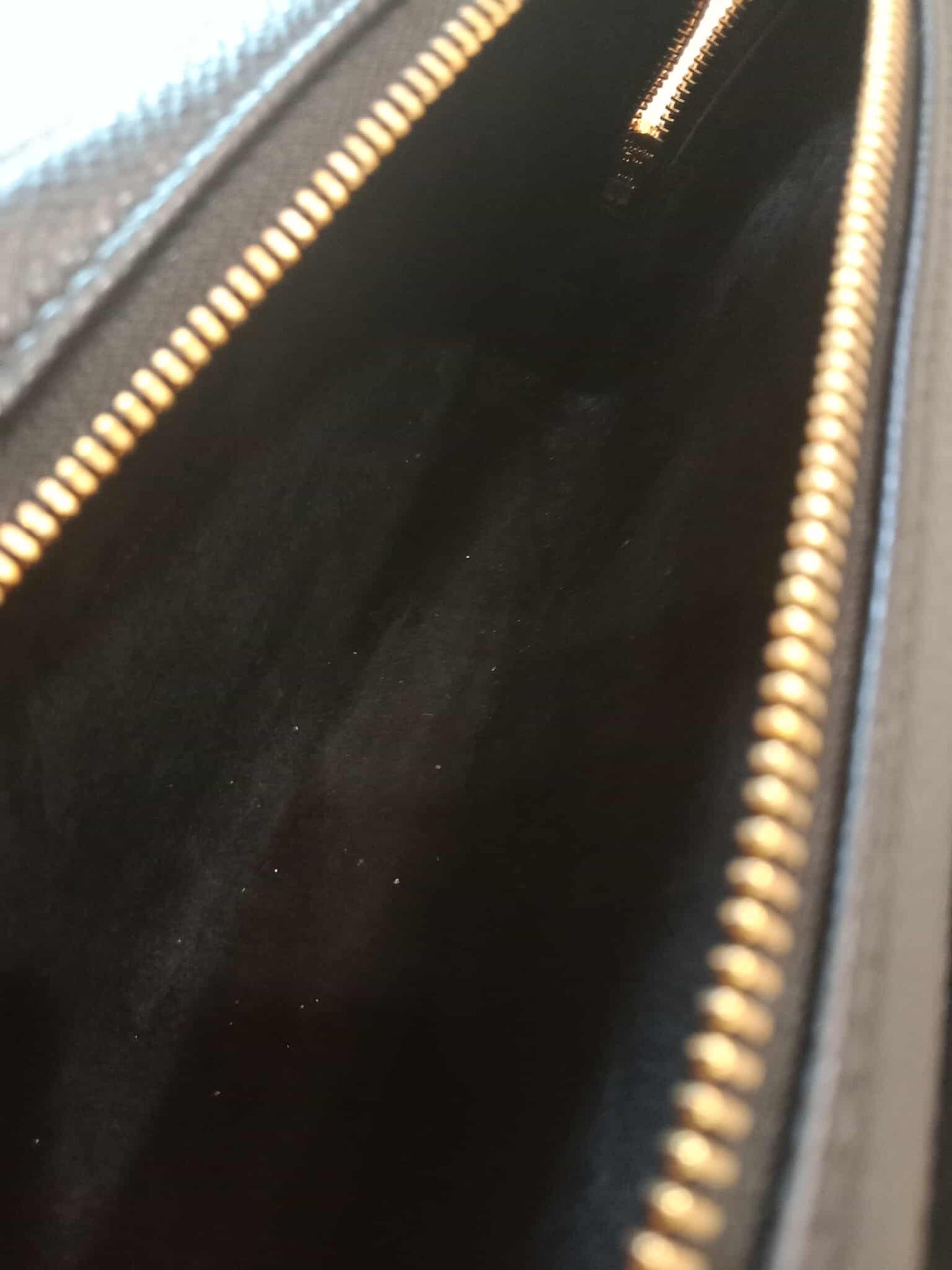 Christian Dior Caro Double Pouch Shoulder Bag Black