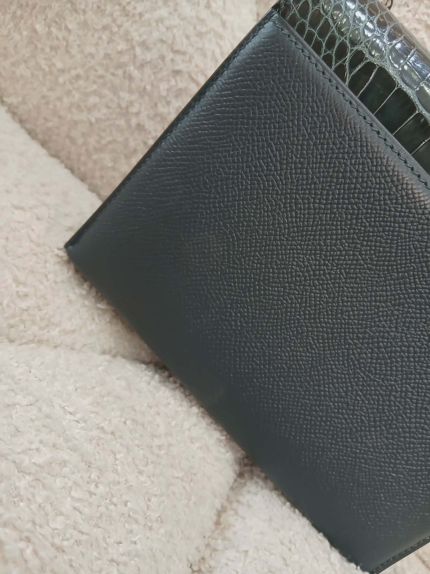 Hermes Sac Verrou Touch Chaine Mini Marquete Cypress Noir Stamp Y 2020