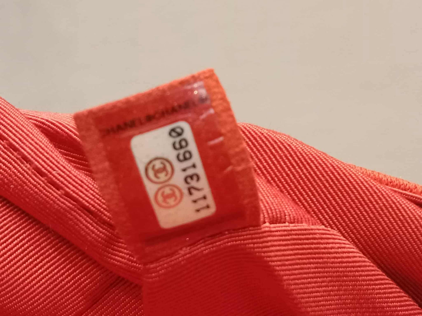 Chanel 2.55 Reissue Double Flap in Coral Jersey Fabric Series 11