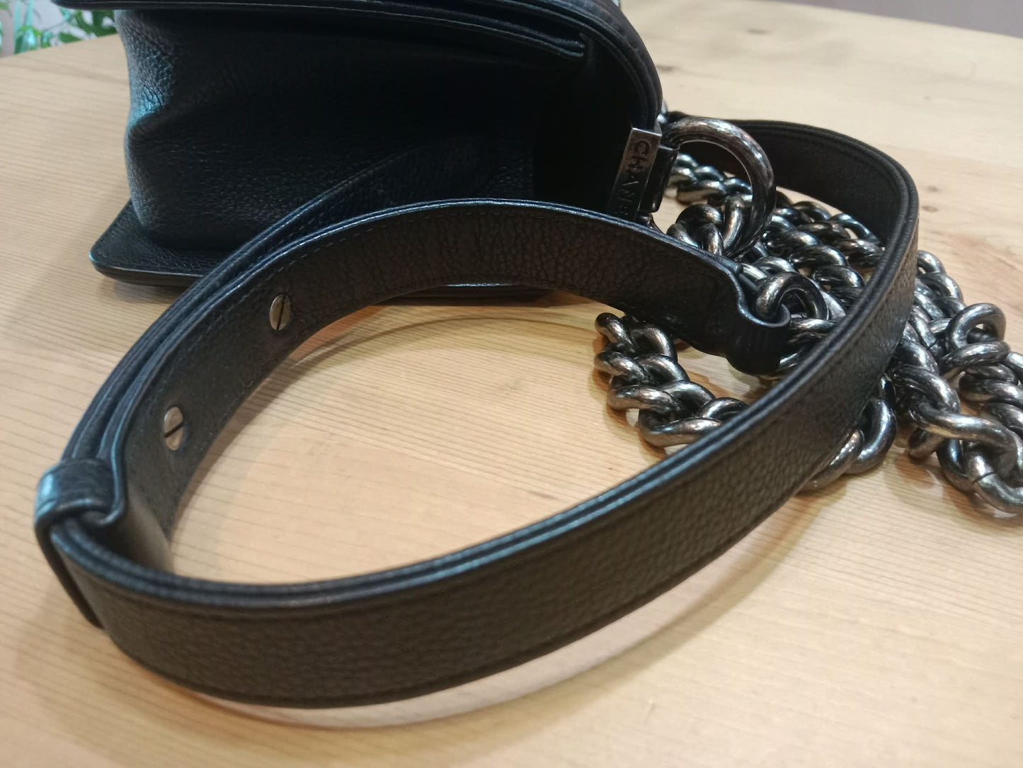 Chanel Le Boy Bag Black Caviar Small Series 23