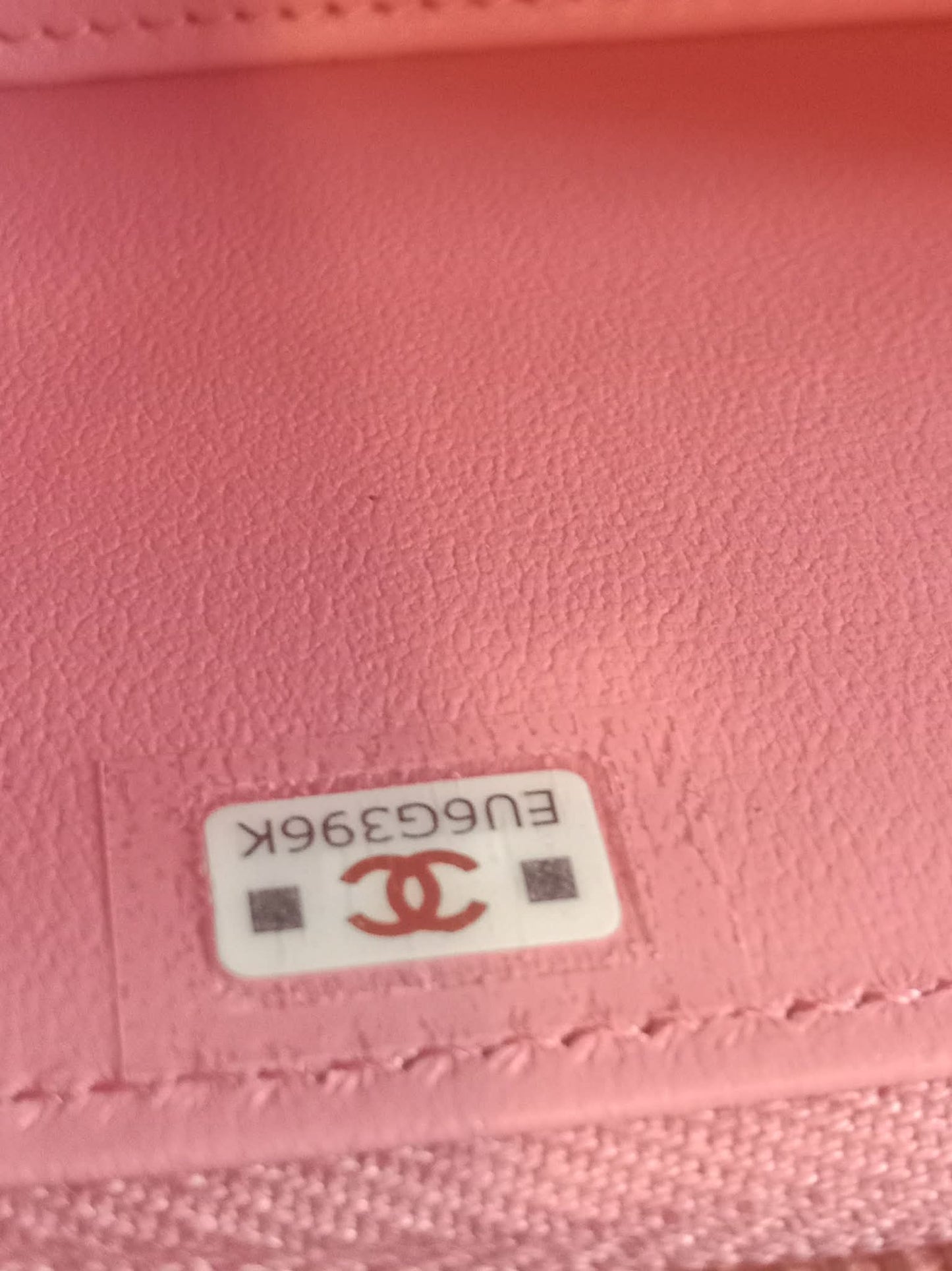 Chanel Vanity Tophandle Lambskin Pink Microchipped
