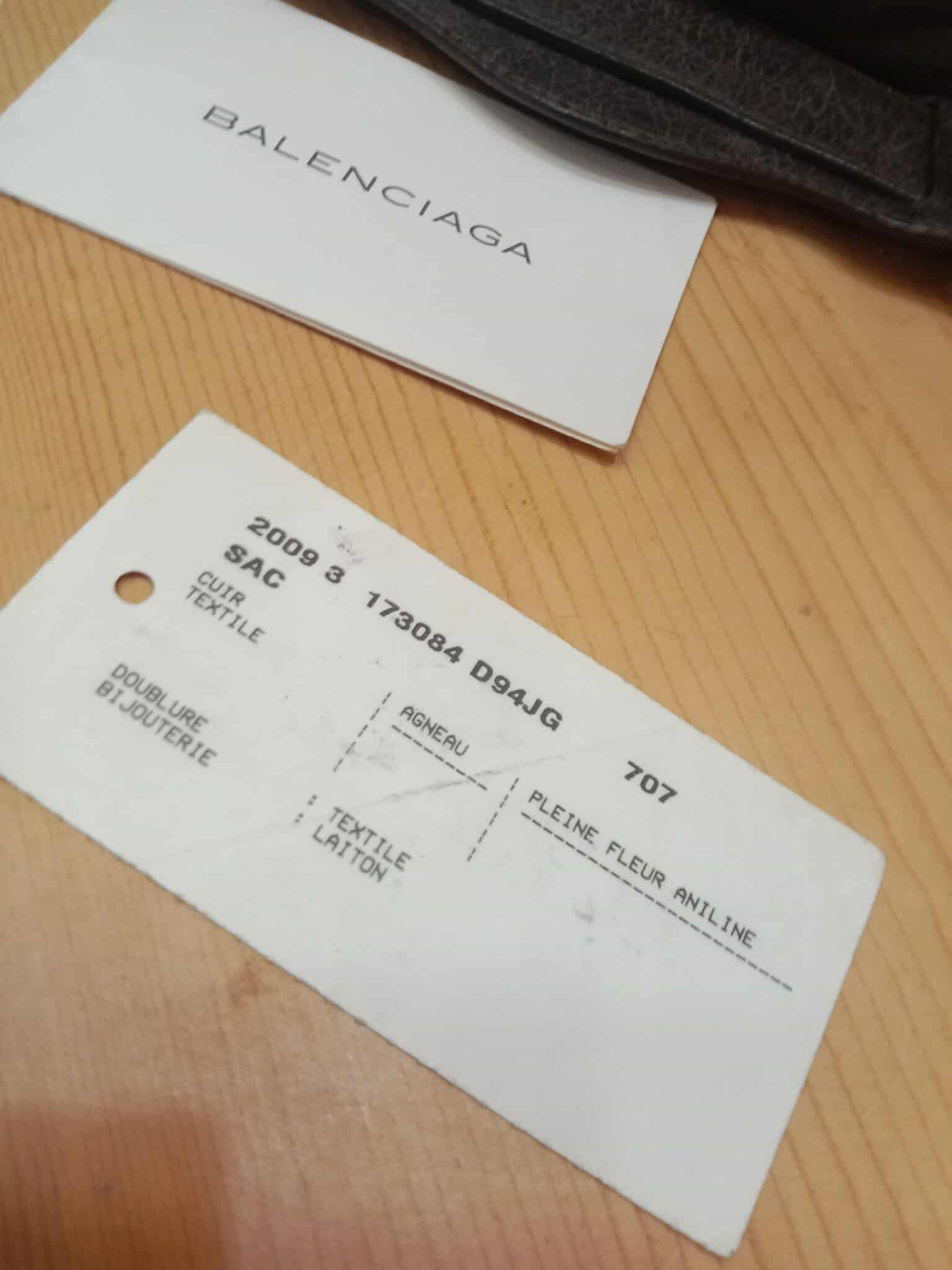 Balenciaga Giant City Bag Distressed Lambski Black