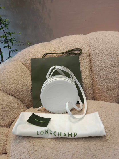 Longchamp Box-Trot Colors Crossbody Bag White XS