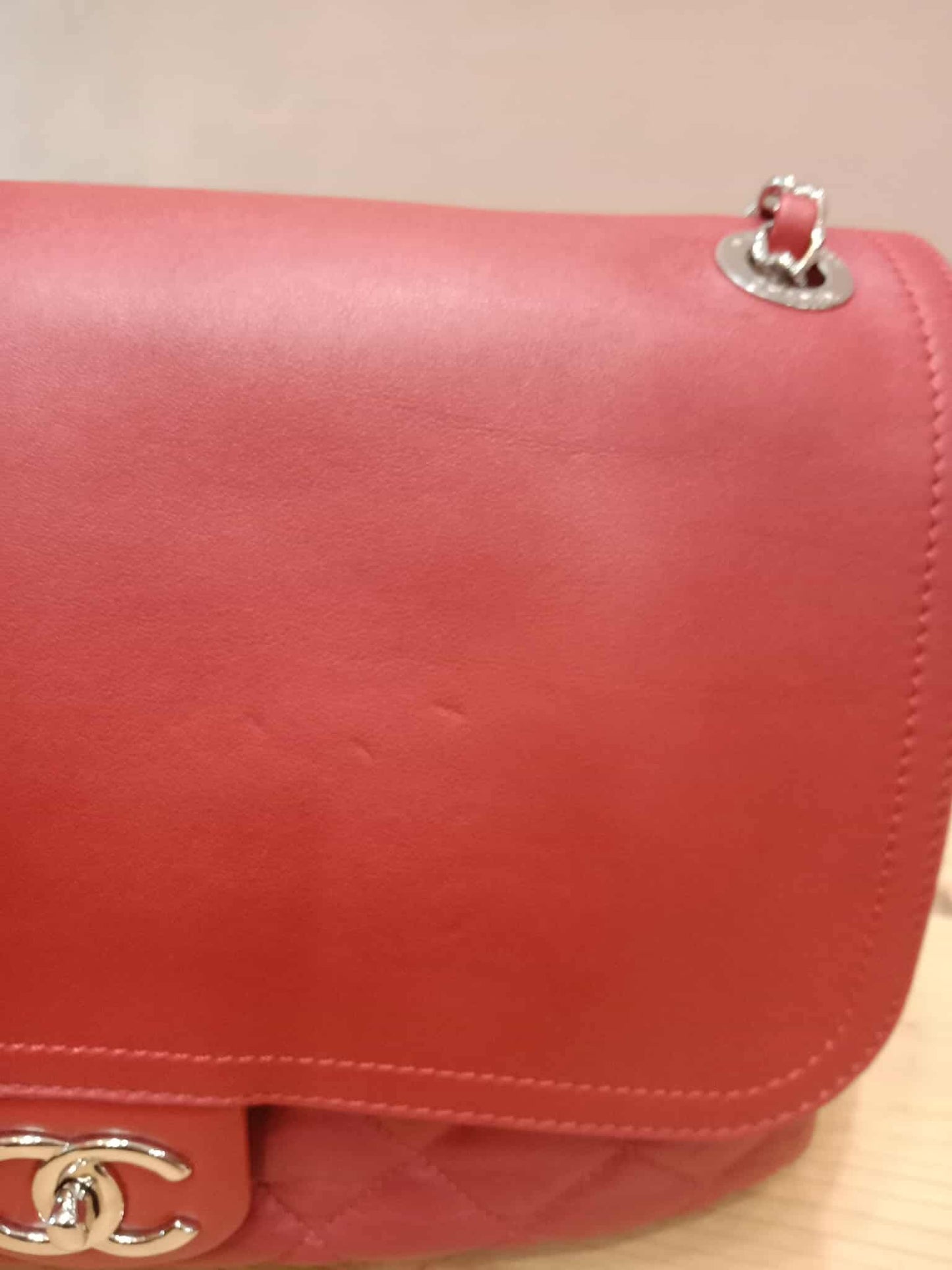 Chanel Mix Flap Messenger Bag Red Series 15