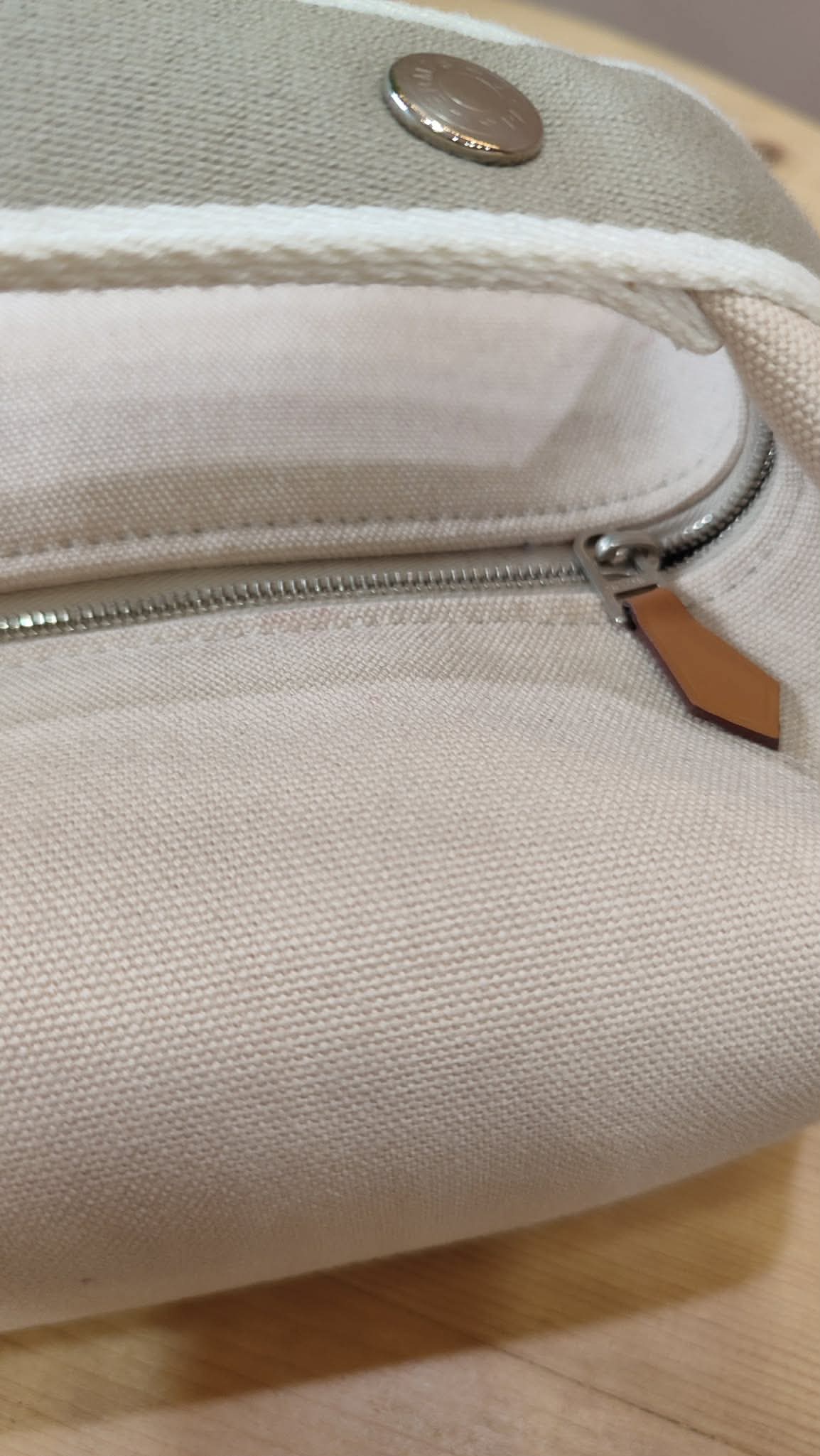 Hermes Bride De Brac Canvas Beige