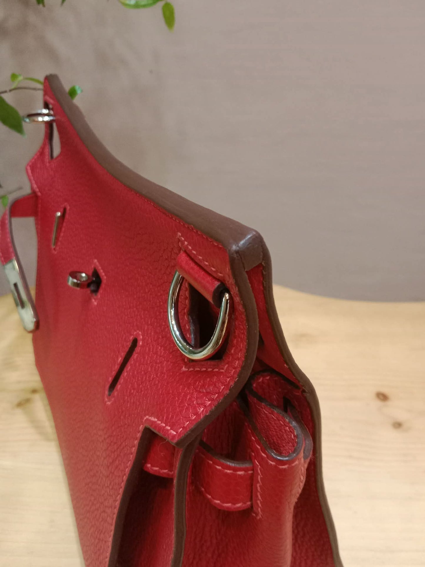 Hermes Jypserie 28 Rouge Casaque Clemence Stamp B 2023