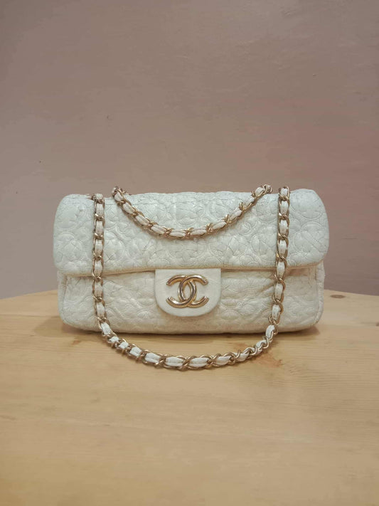Chanel Rock in Moscow Flap Bag from the Pre-Fall Cream White Flap Bag Series 12