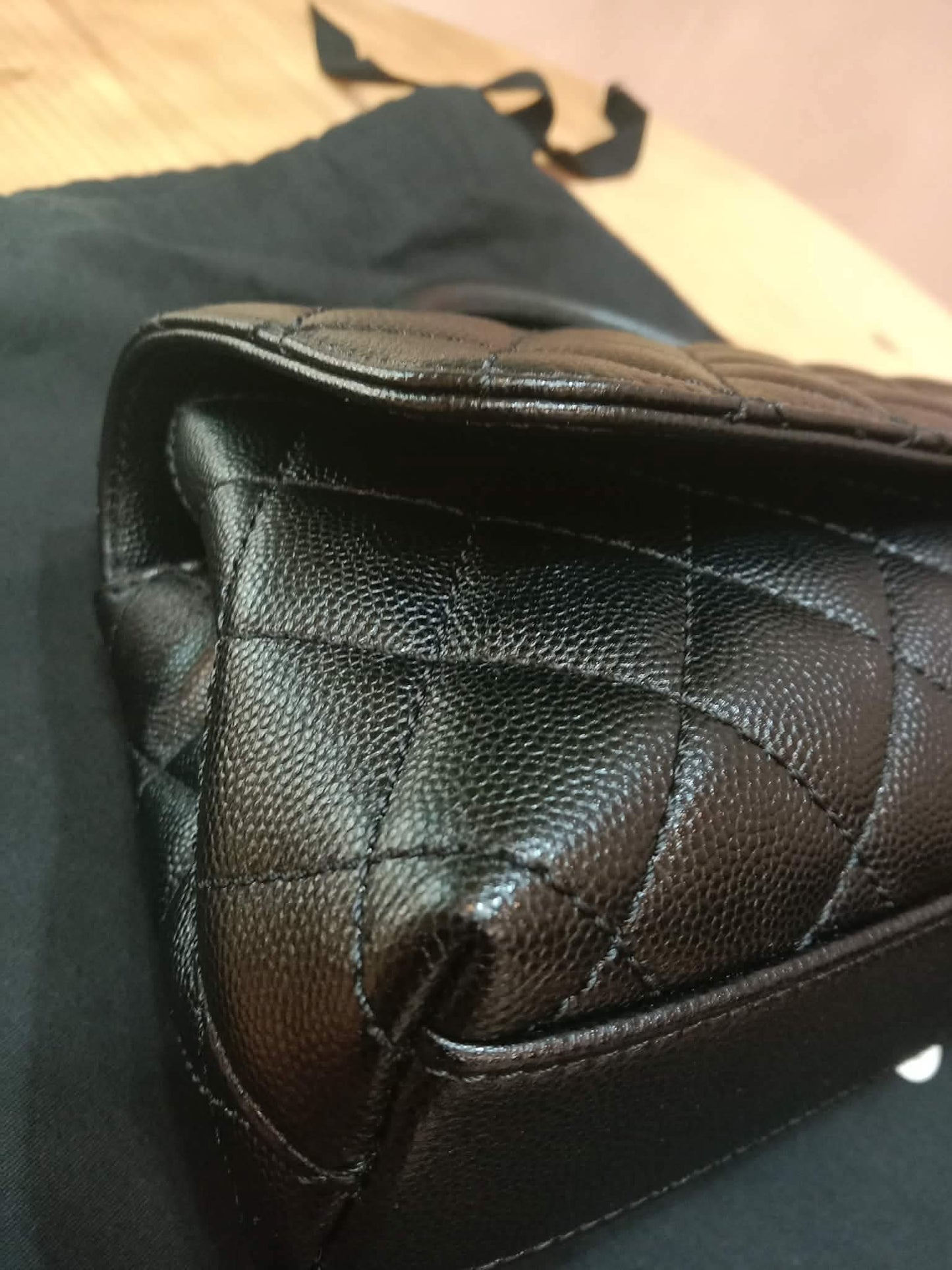 Chanel Cocohandle Eastwest Top Handle Caviar Bag Black