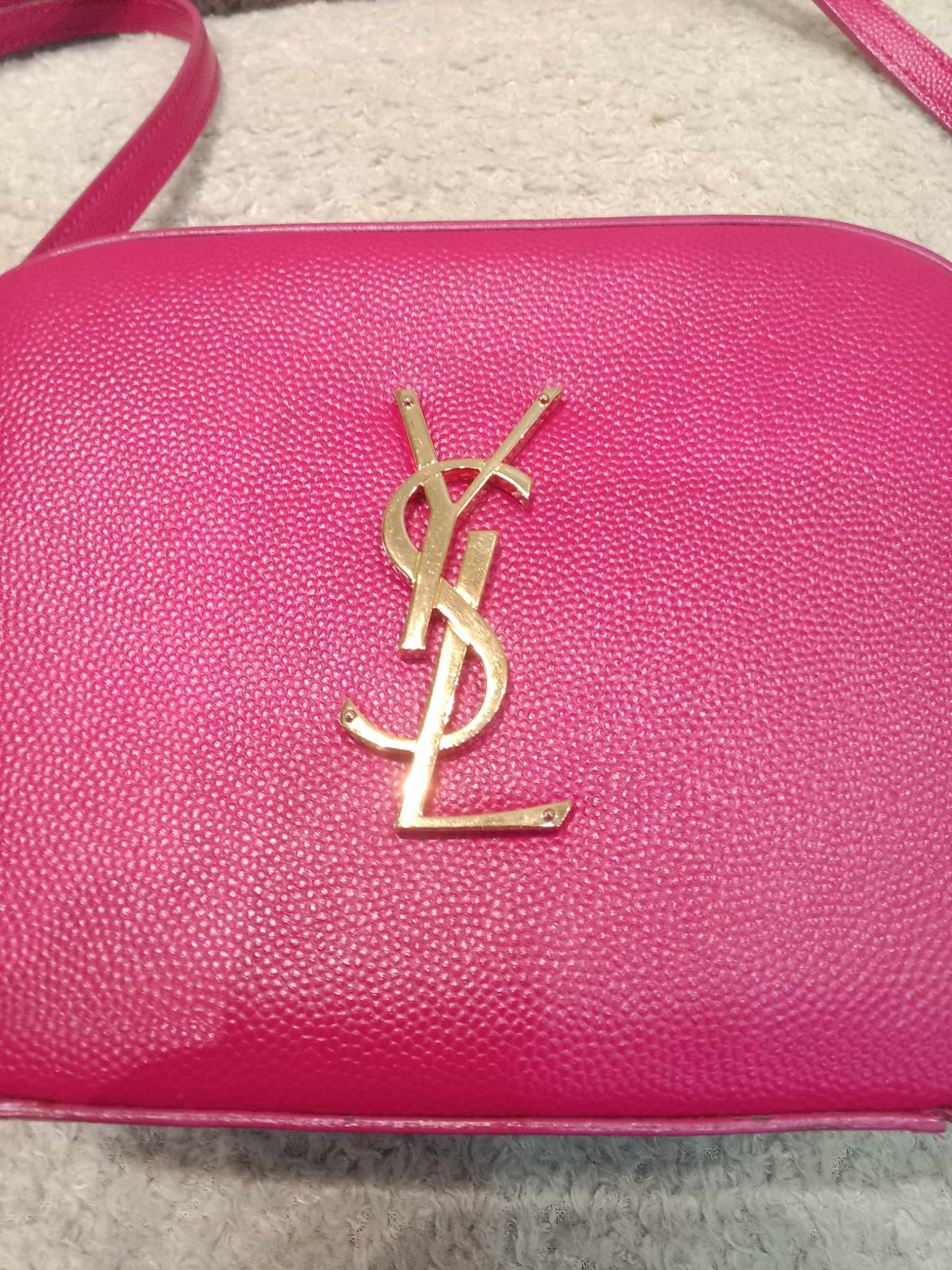 YSL Classic Monogram Camera Bag Pink