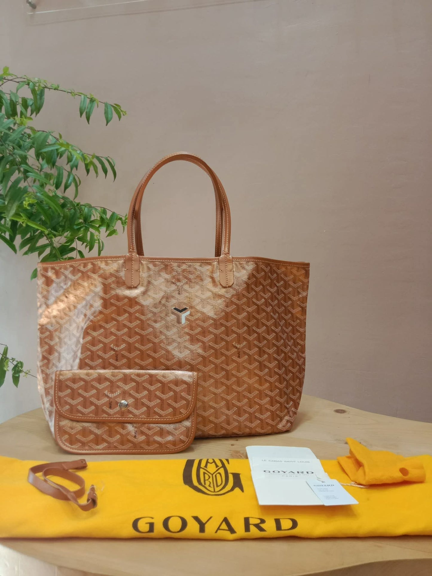Goyard Saint Louis Limited Edition Rose Gold Tote Bag PM
