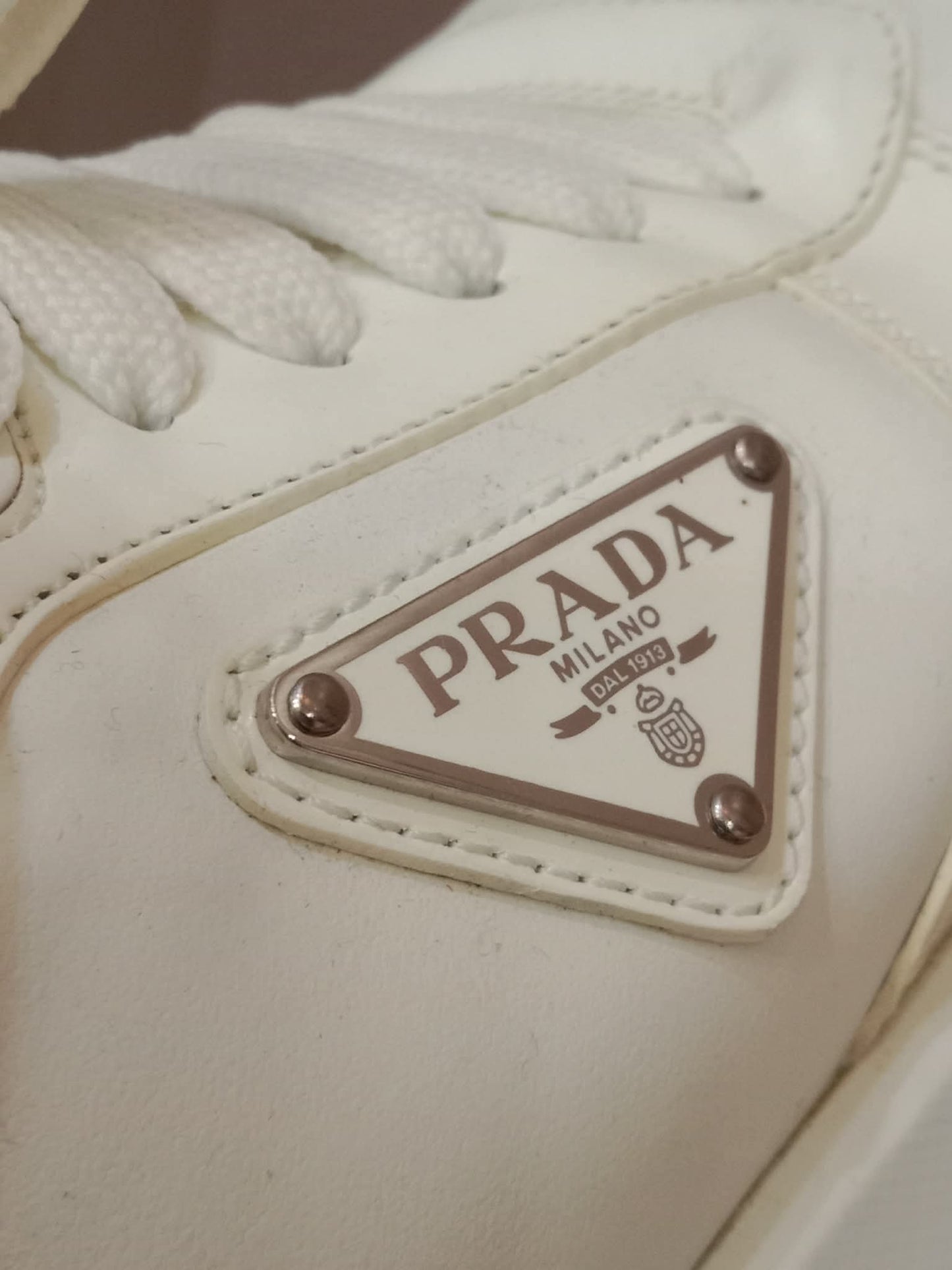 Prada Prax 01 Sneakers White Size 37.5