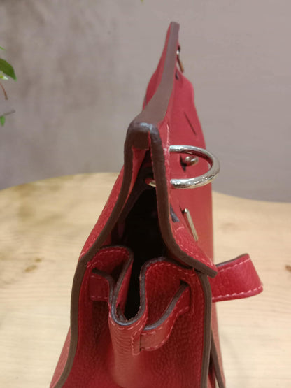 Hermes Jypserie 28 Rouge Casaque Clemence Stamp B 2023