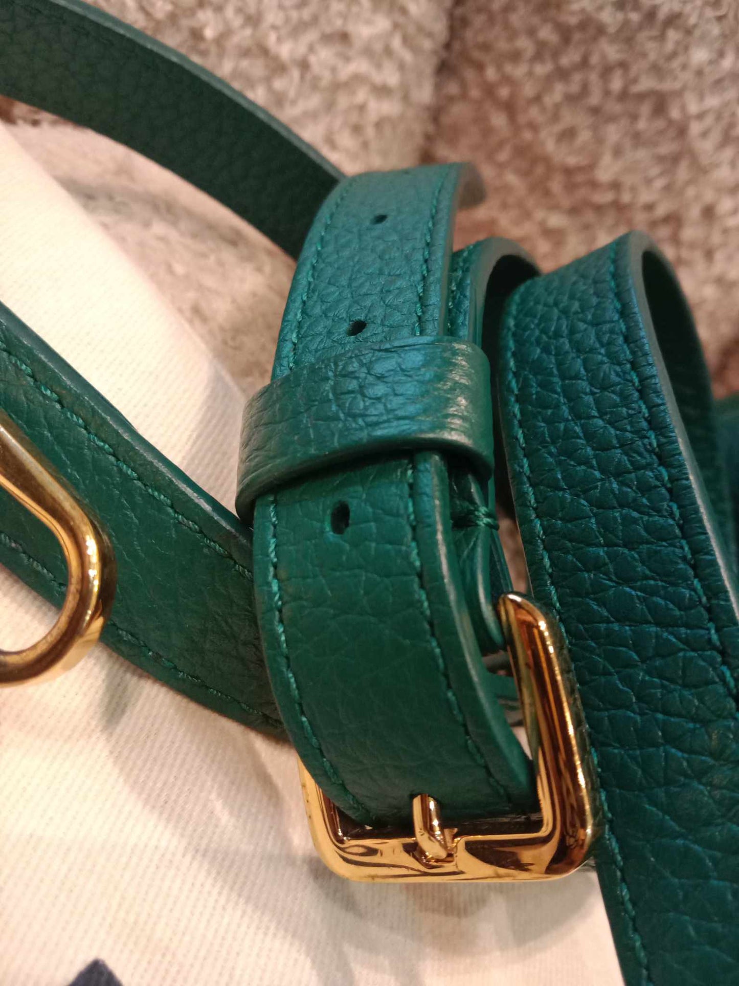 Louis Vuitton Capucine BB Python Green