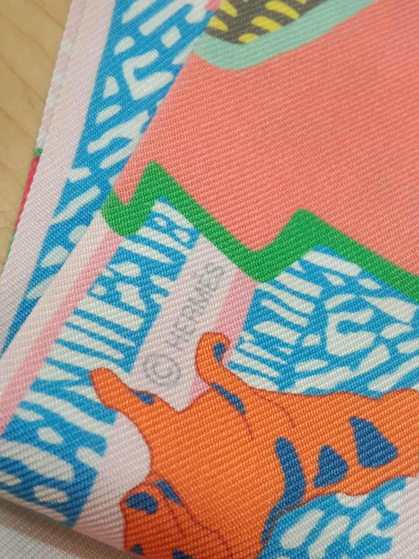 Hermes "En Liberte" Multicolor Design Silk Twilly