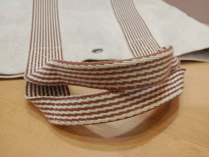 Hermes Toile Ferrou-Tout Cabas Tote Bag Beige