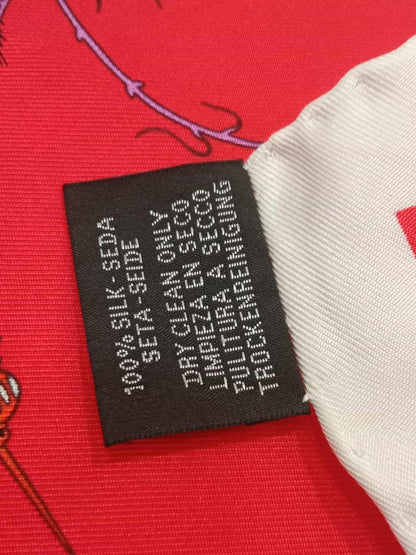 Hermes Scarf in the "La Folle Parade" Design