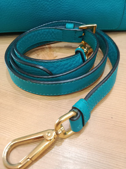 Prada Vitello Daino Turquoise Bag