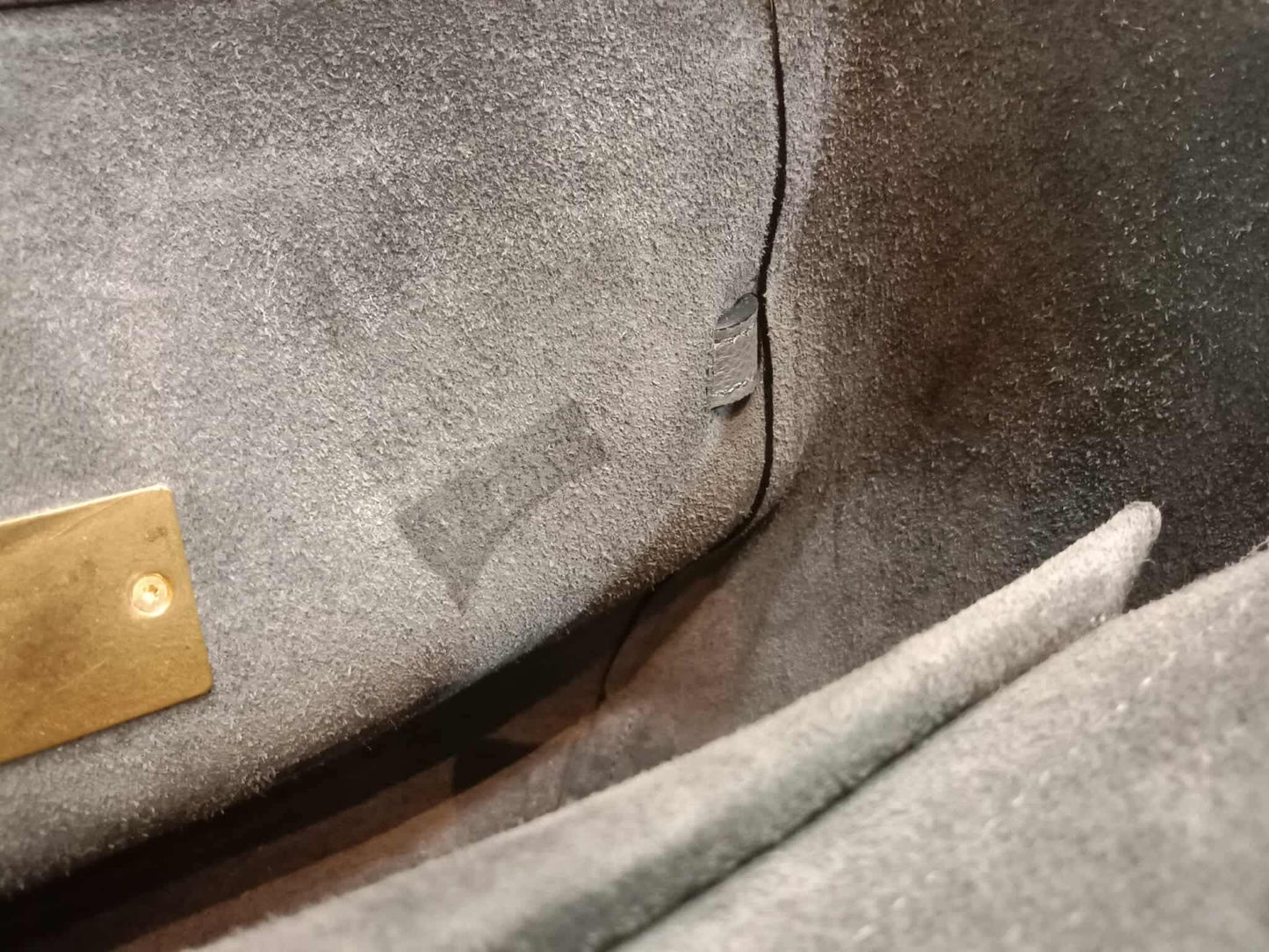 Celine Mini Belt Bag Grey in Grained Calfskin GHW