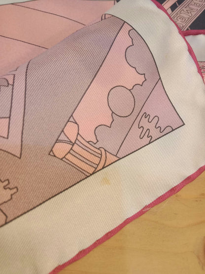 Hermes Factory Double-Face Carre 90 Silk Scarf