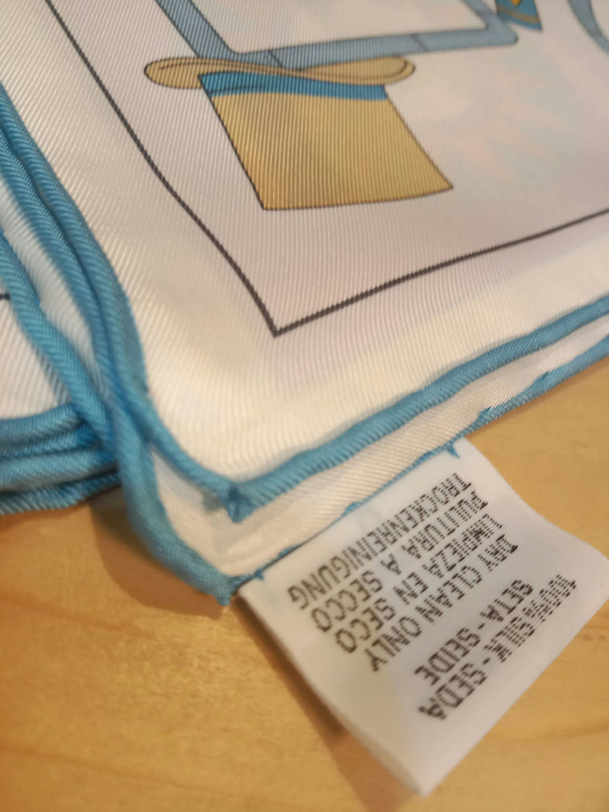 Hermes "Tea for Two" Carre 90 Silk Scarf