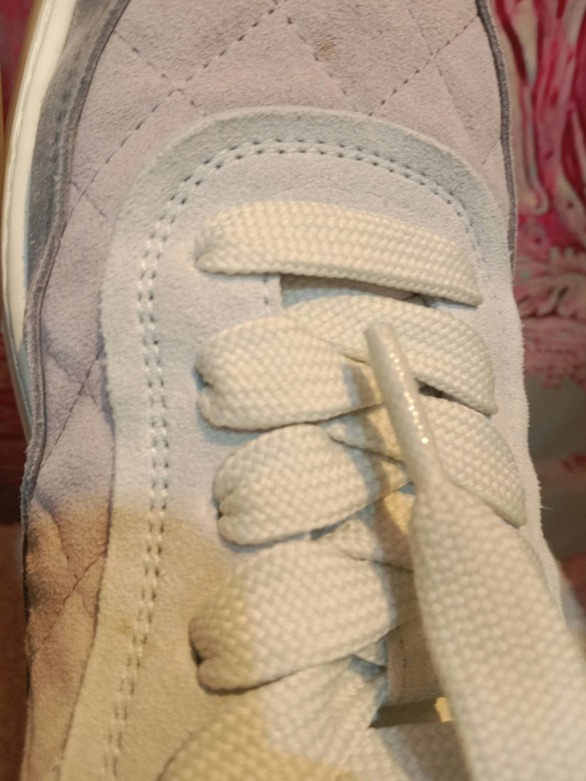 Chanel Fabric and Suede Calfskin Sneakers Size 37