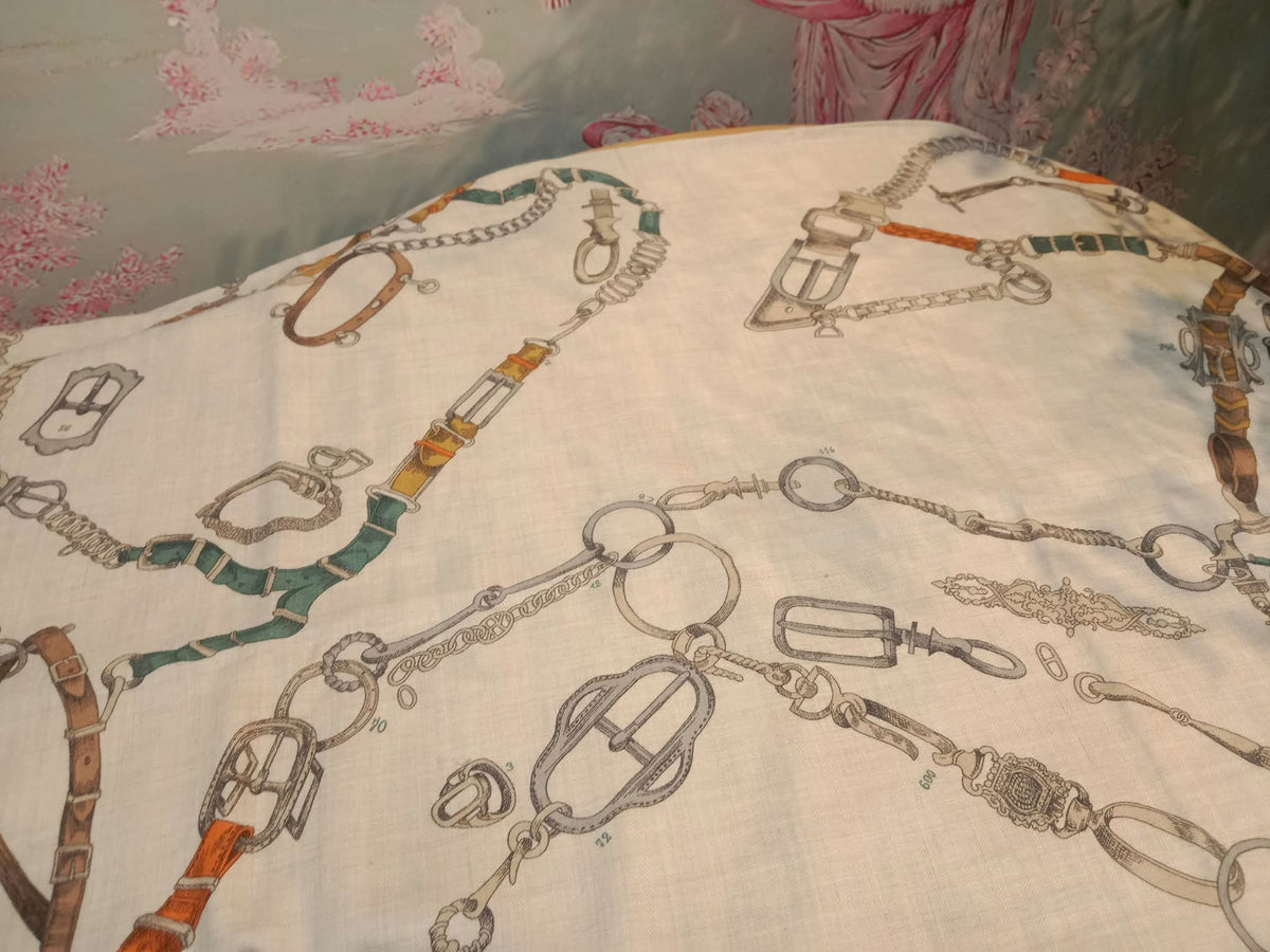 Hermes Chevaux Dechaines Shawl 140 cm