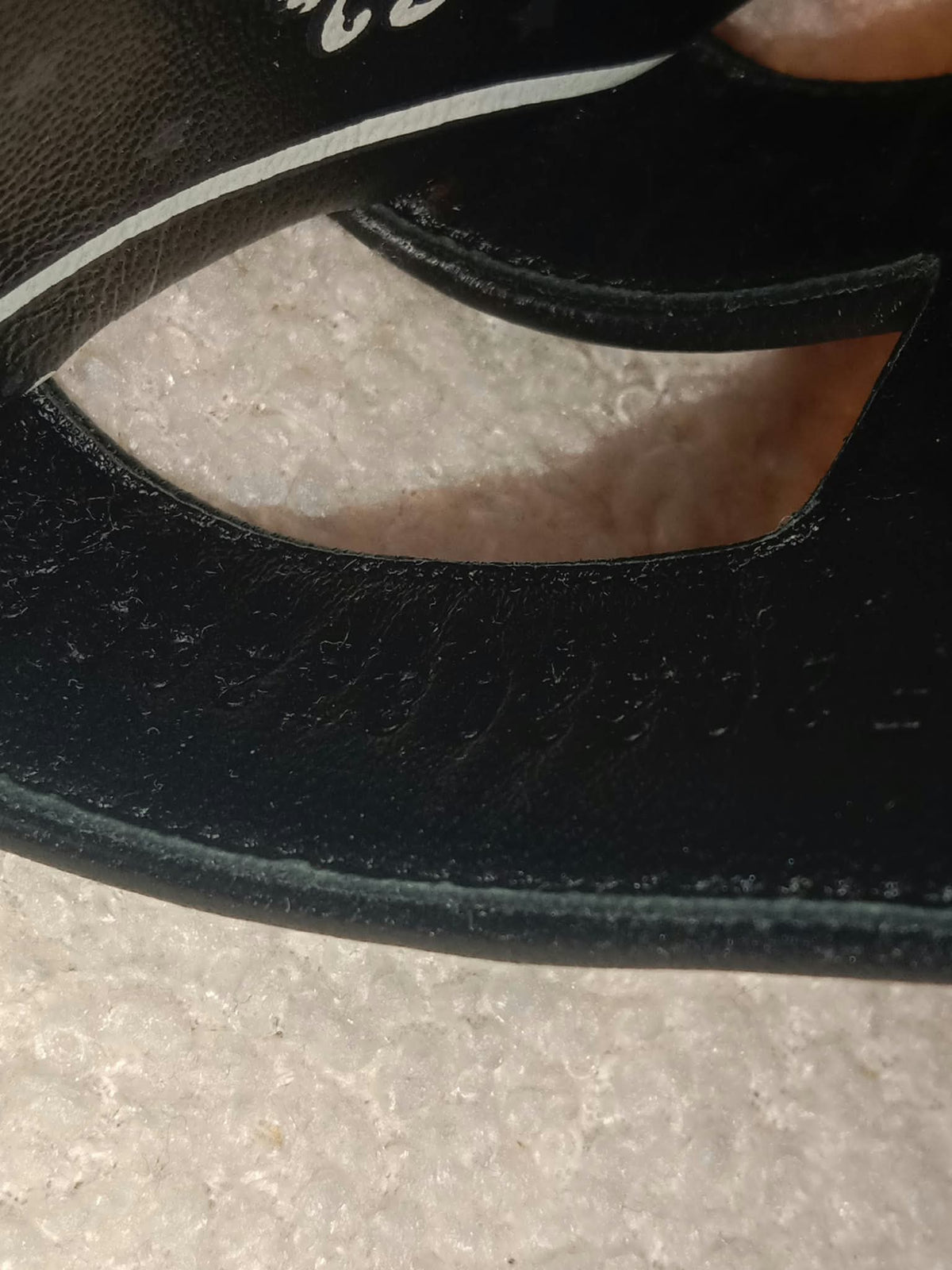 Hermes Oasis Slide Sandals Black Velvet Size 35