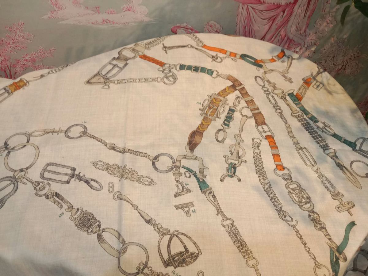 Hermes Chevaux Dechaines Shawl 140 cm