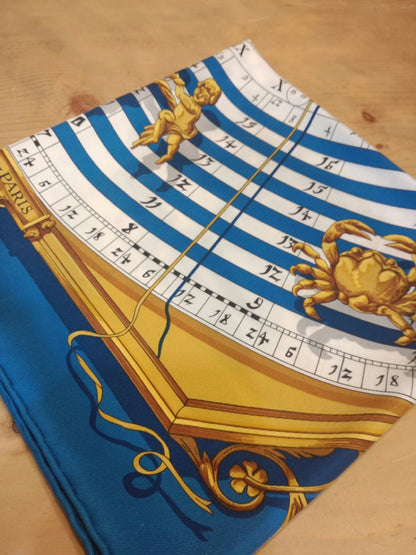 Hermes "Astrologie" Carre 90 Silk Scarf