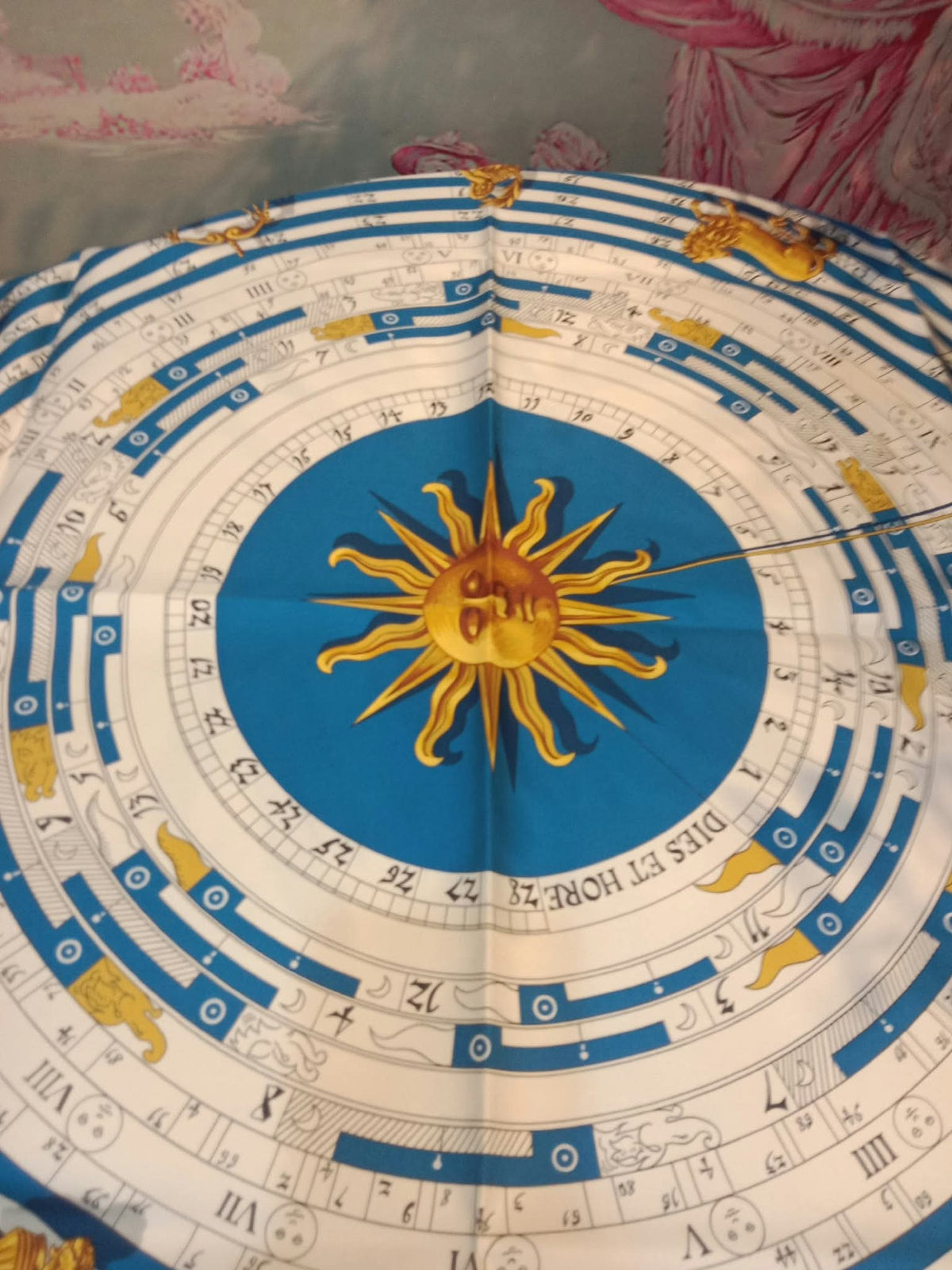 Hermes "Astrologie" Carre 90 Silk Scarf