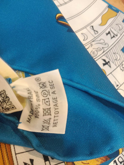 Hermes "Astrologie" Carre 90 Silk Scarf