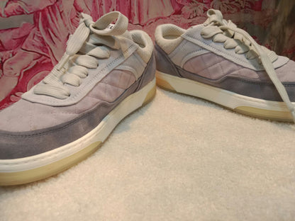 Chanel Fabric and Suede Calfskin Sneakers Size 37