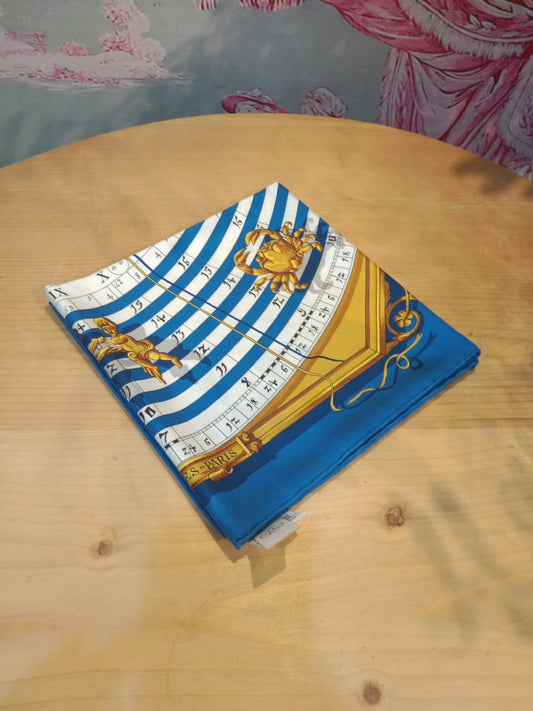 Hermes "Astrologie" Carre 90 Silk Scarf