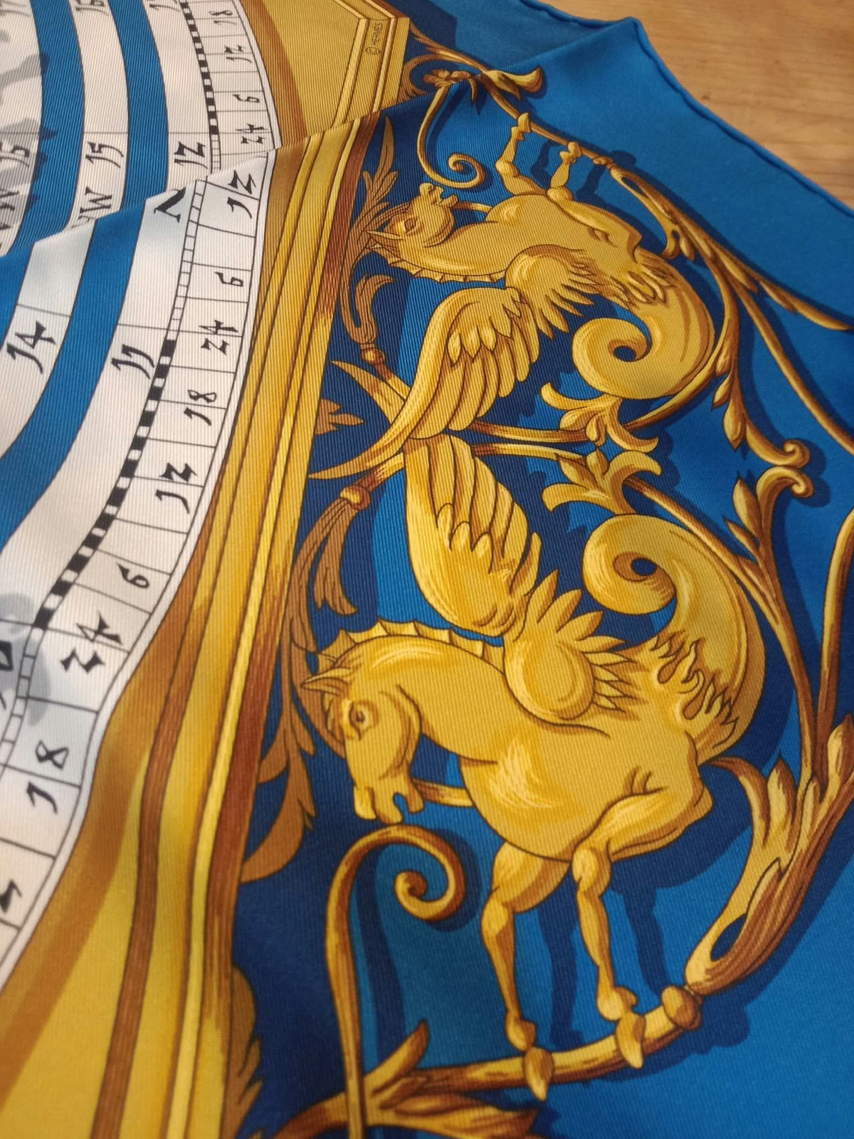 Hermes "Astrologie" Carre 90 Silk Scarf