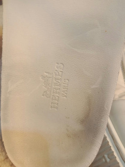 Hermes Fresh Ankle Boots Blanc/White Size 39