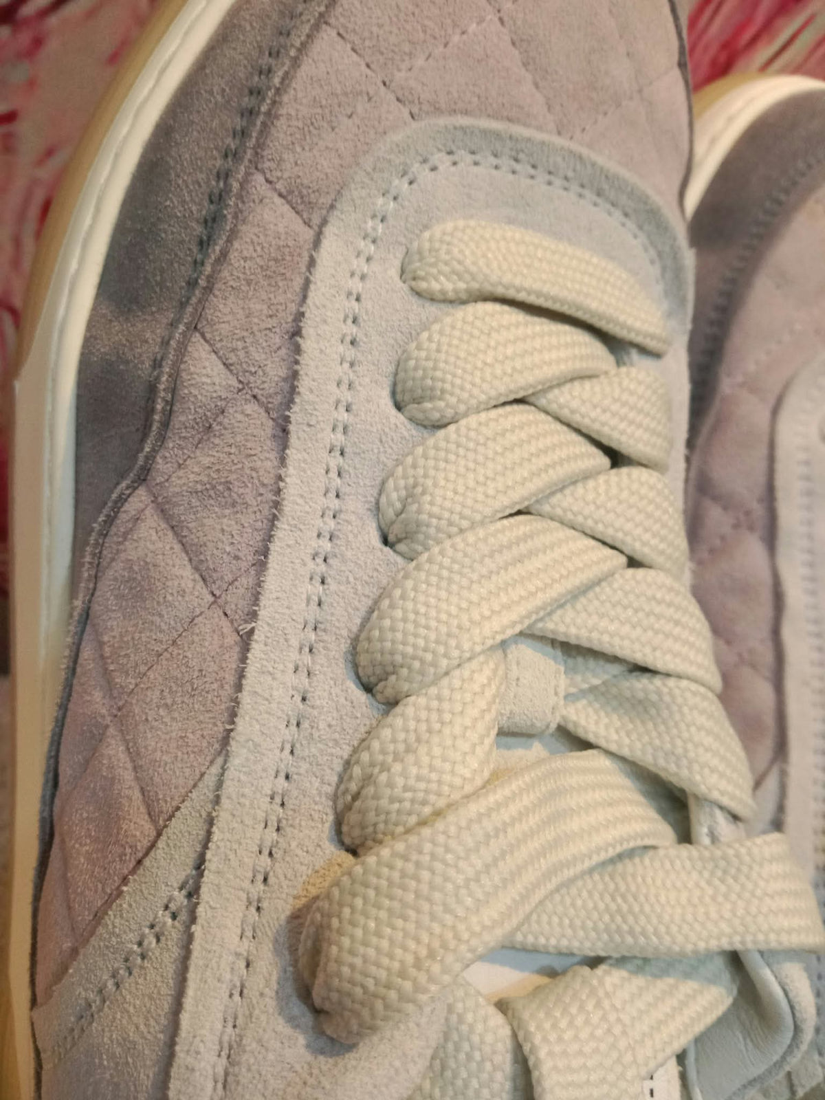 Chanel Fabric and Suede Calfskin Sneakers Size 37