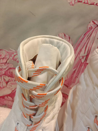 Hermes Fresh Ankle Boots Blanc/White Size 39