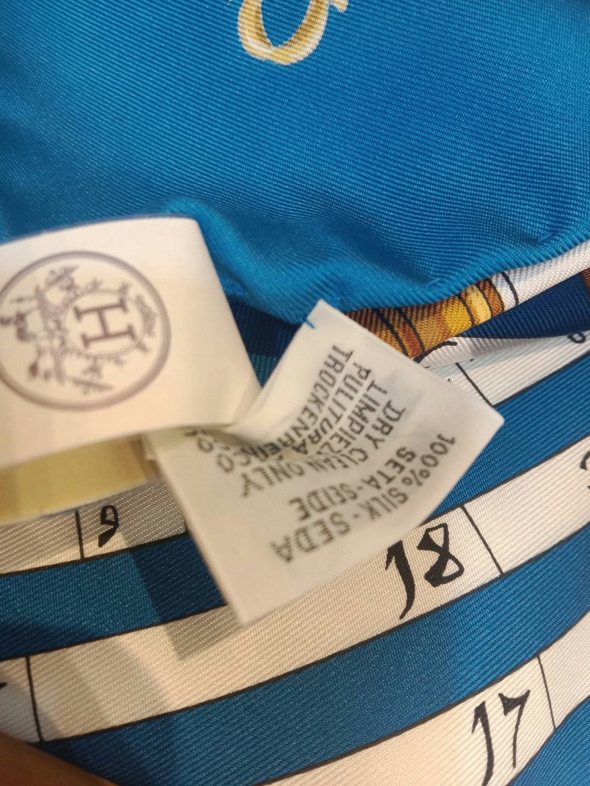Hermes "Astrologie" Carre 90 Silk Scarf
