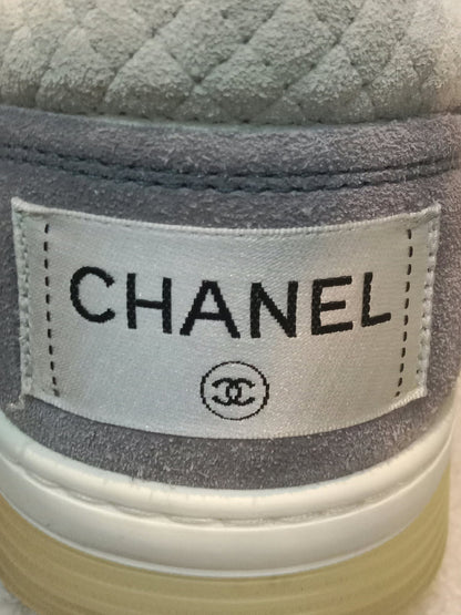 Chanel Fabric and Suede Calfskin Sneakers Size 37