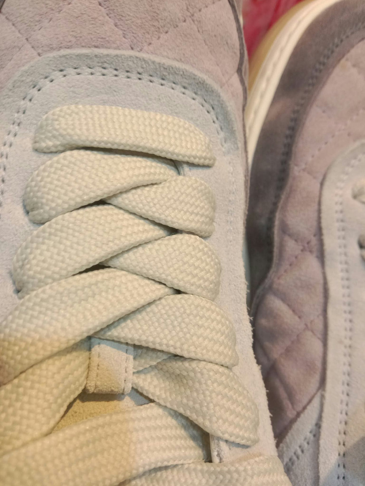 Chanel Fabric and Suede Calfskin Sneakers Size 37