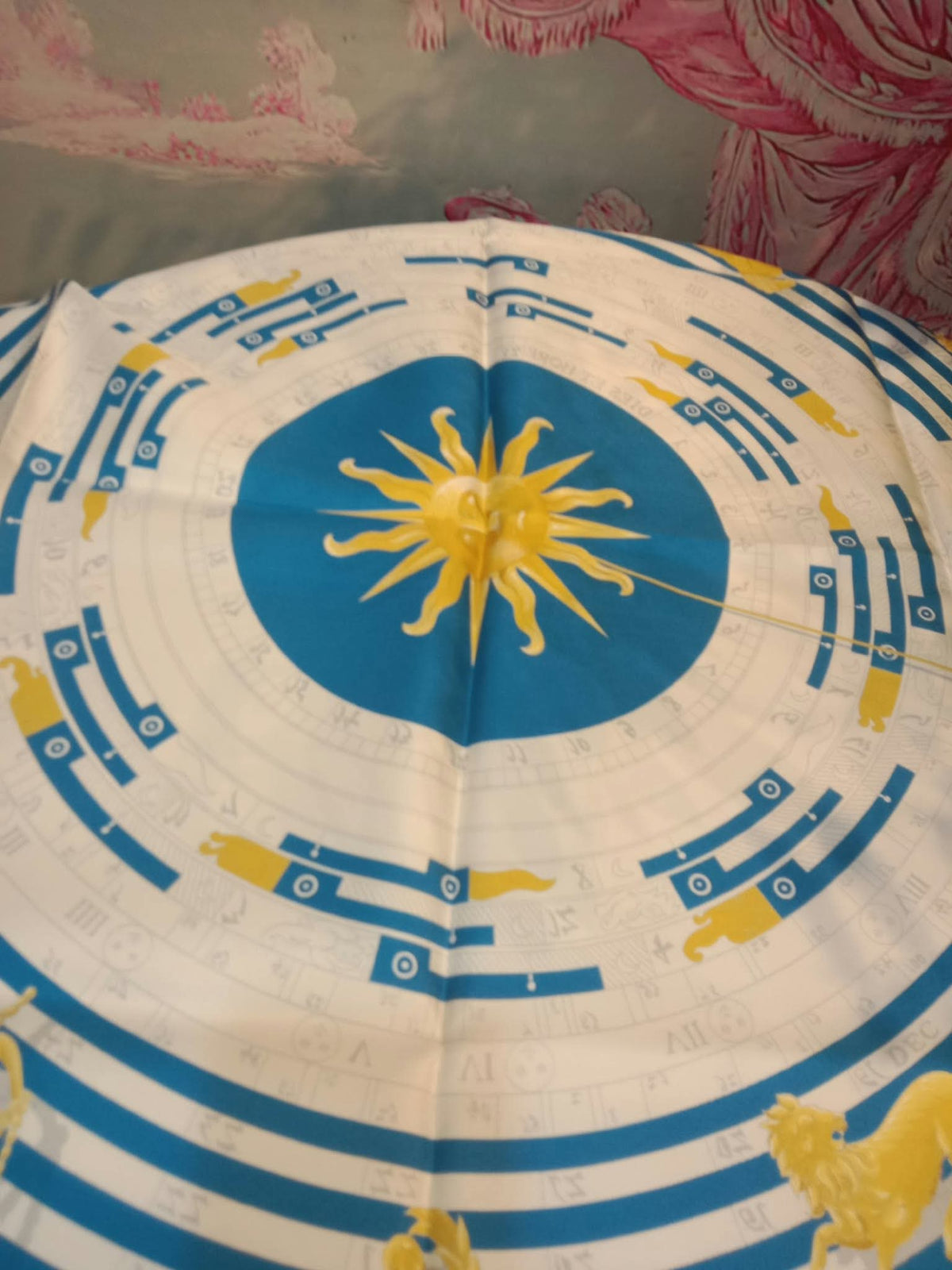 Hermes "Astrologie" Carre 90 Silk Scarf