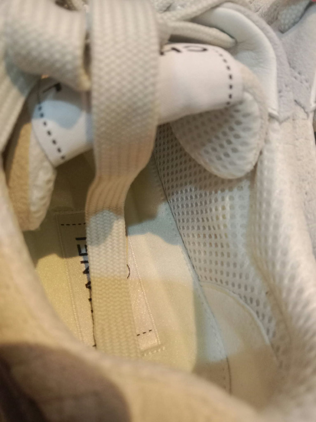 Chanel Fabric and Suede Calfskin Sneakers Size 37