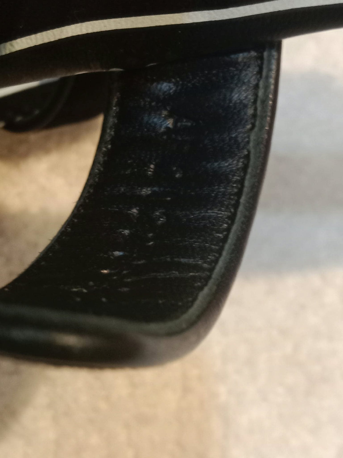Hermes Oasis Slide Sandals Black Velvet Size 35