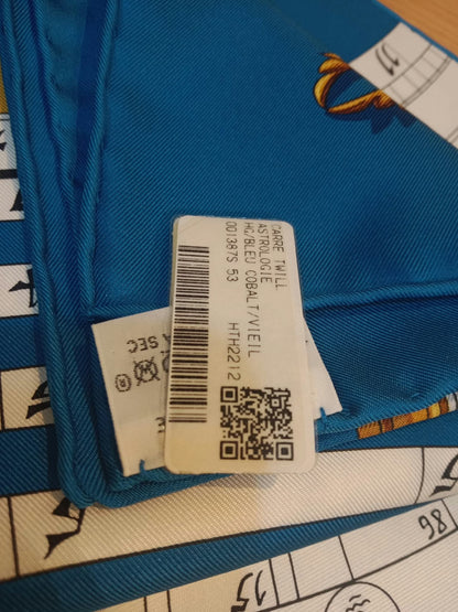 Hermes "Astrologie" Carre 90 Silk Scarf